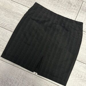 Express Elegant Black Pinstripe Pencil Skirt